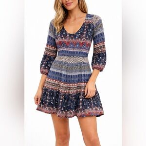 Hollister Prairie Boho Flare Dress XS
